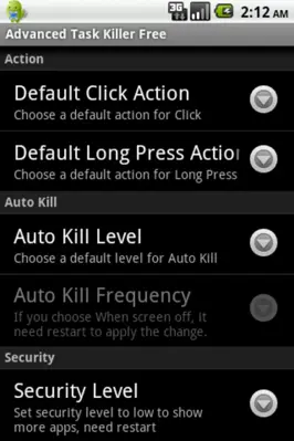 Advanced Task Killer Pro android App screenshot 0